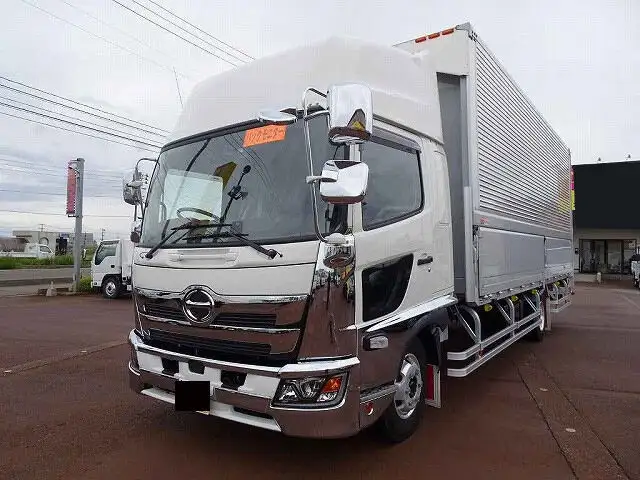 日野 レンジャー 中型/増トン ウイング 床鉄板 ベッド の中古トラック【車両No.155559】