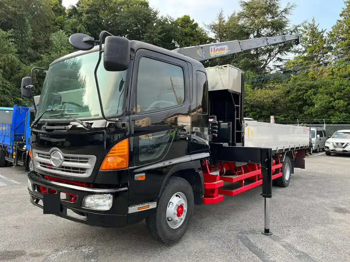 日野 レンジャー 中型/増トン クレーン付 アルミブロック 4段 の中古トラック【車両No.155724】