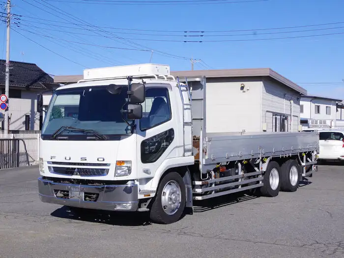 三菱 ファイター 中型/増トン 平ボディ 床鉄板 アルミブロック の中古トラック【車両No.156101】