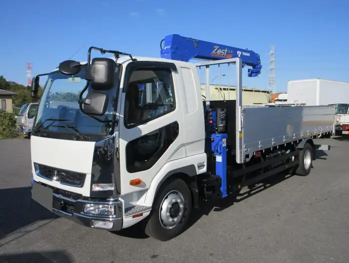 三菱 ファイター 中型/増トン クレーン付 アルミブロック 4段 の中古トラック【車両No.156175】