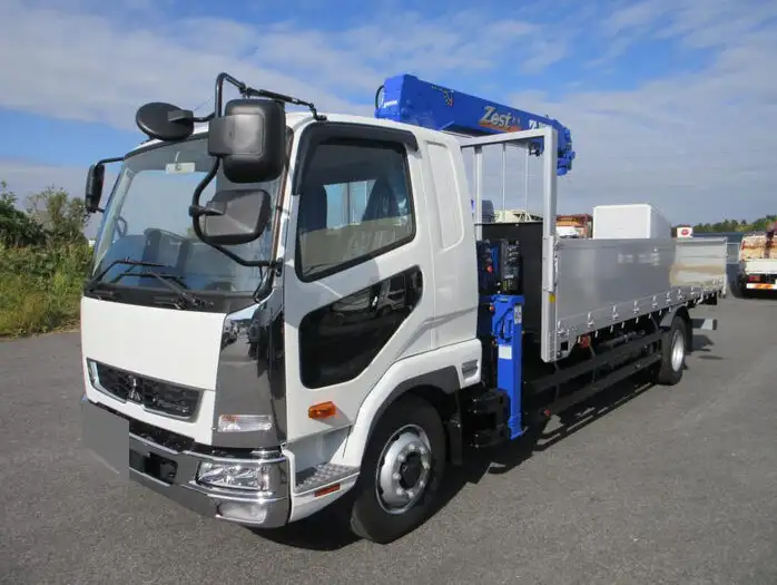 三菱 ファイター 中型/増トン クレーン付 アルミブロック 4段 の中古トラック【車両No.156174】