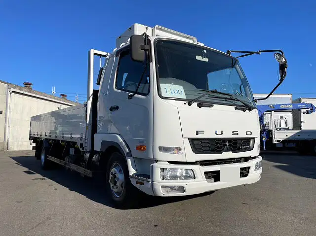 三菱 ファイター 中型/増トン 平ボディ 床鉄板 アルミブロック の中古トラック【車両No.156207】
