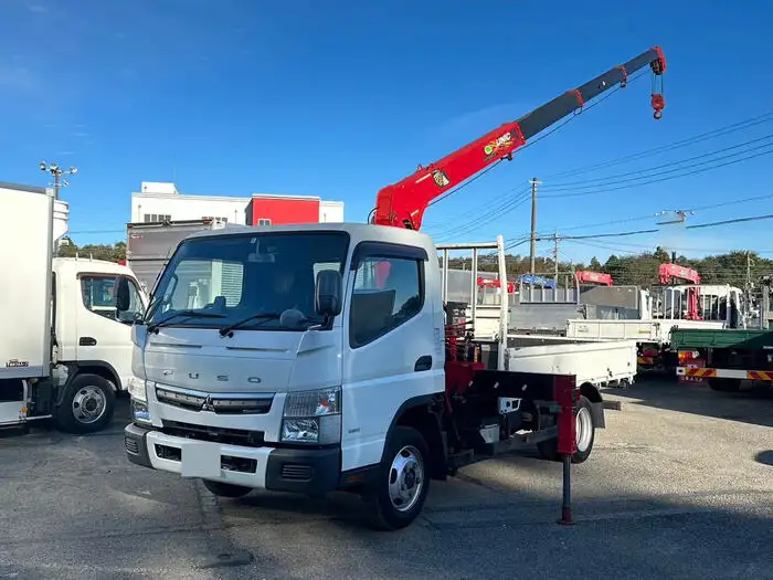 三菱 キャンター 小型 クレーン付 4段 ラジコン の中古トラック【車両No.156136】