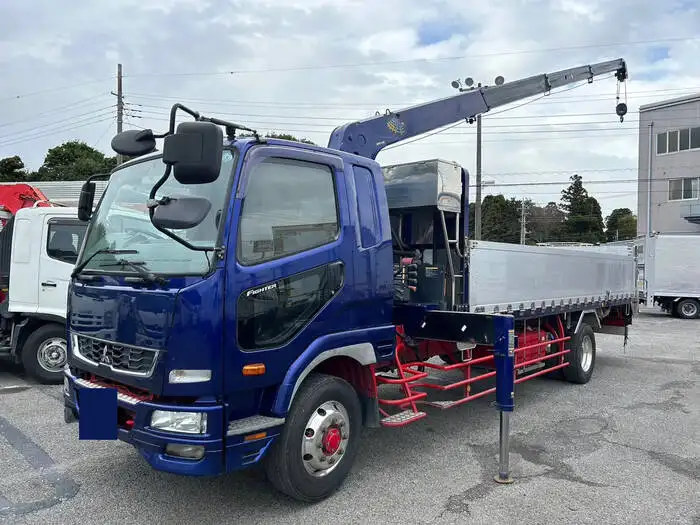 三菱 ファイター 中型/増トン クレーン付 アルミブロック 4段 の中古トラック【車両No.156143】
