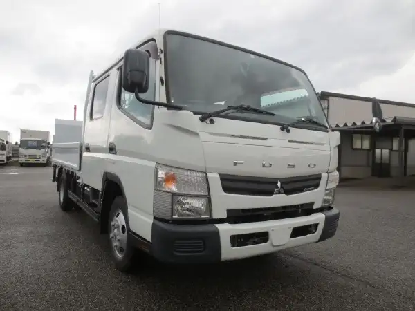 三菱 キャンター 小型 平ボディ Wキャブ パワーゲート の中古トラック【車両No.156200】
