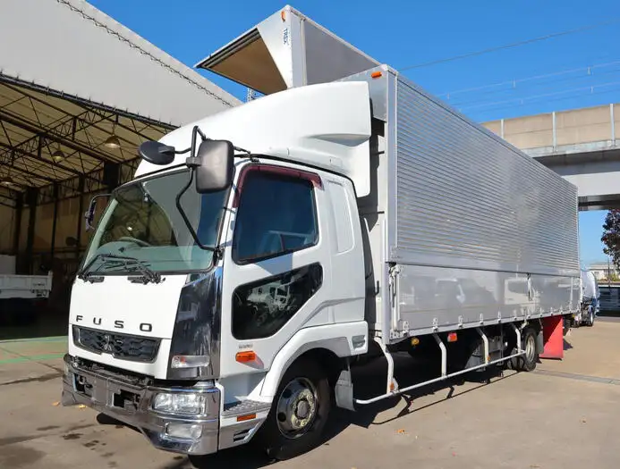 三菱 ファイター 中型/増トン ウイング ベッド TKG-FK61F の中古トラック【車両No.156574】