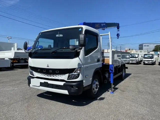 三菱 キャンター 小型 クレーン付 アルミブロック 4段 の中古トラック【車両No.156880】