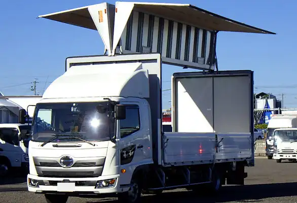 日野 レンジャー 中型/増トン ウイング エアサス ベッド の中古トラック【車両No.157695】