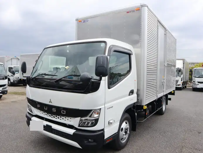 三菱 キャンター 小型 アルミバン パワーゲート サイドドア の中古トラック【車両No.158068】