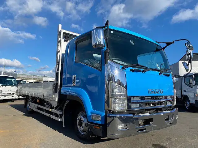 いすゞ フォワード 中型/増トン 平ボディ アルミブロック ベッド の中古トラック【車両No.158097】