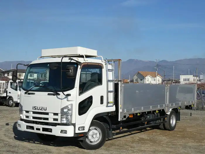 いすゞ フォワード 中型/増トン 平ボディ アルミブロック ベッド の中古トラック【車両No.158134】