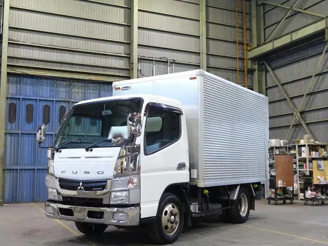 三菱 キャンター 小型 アルミバン パワーゲート 床鉄板 の中古トラック【車両No.158628】