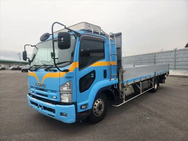 いすゞ フォワード 中型/増トン 平ボディ アルミブロック ベッド の中古トラック【車両No.158232】
