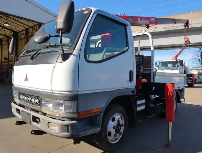 三菱 キャンター 小型 クレーン付 3段 ラジコン の中古トラック【車両No.158716】