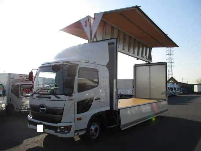 日野 レンジャー 中型/増トン ウイング パワーゲート エアサス の中古トラック【車両No.81740】
