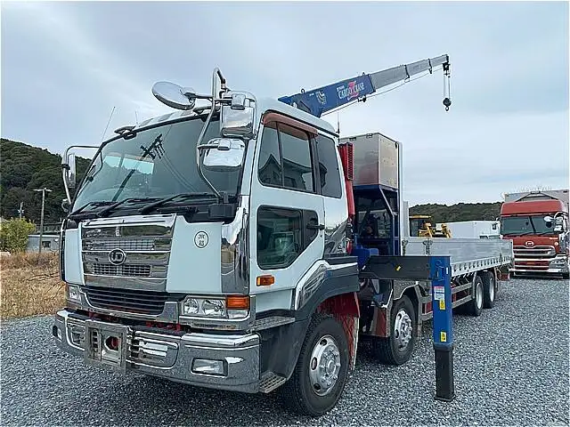日産UD ビッグサム 大型 クレーン付 床鉄板 アルミブロック の中古トラック【車両No.159241】