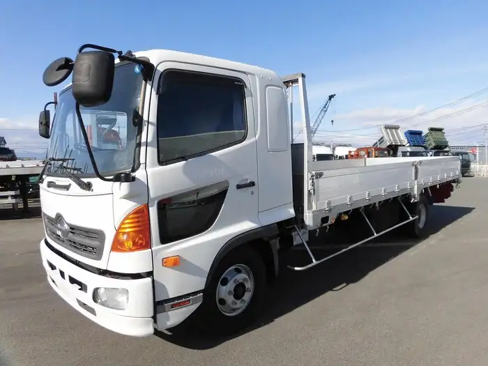 日野 レンジャー 中型/増トン 平ボディ 床鉄板 アルミブロック の中古トラック【車両No.159615】
