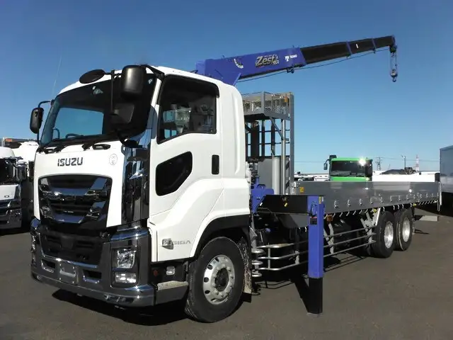 いすゞ ギガ 大型 クレーン付 アルミブロック 4段 の中古トラック【車両No.159696】