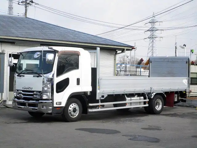 いすゞ フォワード 中型/増トン 平ボディ パワーゲート アルミブロック の中古トラック【車両No.159761】