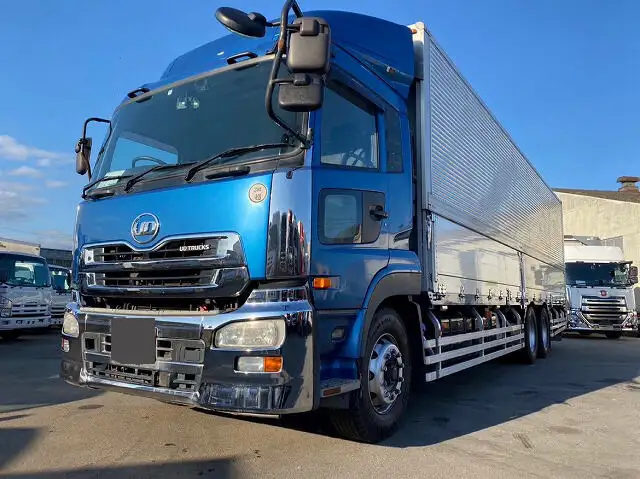 日産UD クオン 大型 ウイング 床鉄板 エアサス の中古トラック【車両No.159733】