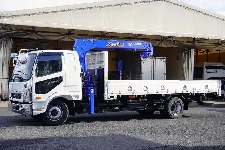 三菱 ファイター 中型/増トン クレーン付 アルミブロック 4段 の中古トラック【車両No.160283】