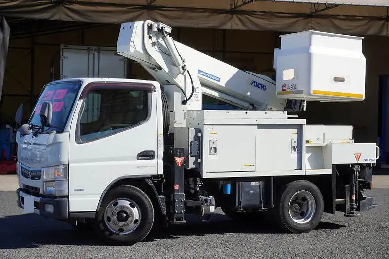 三菱 キャンター 小型 高所・建柱車 高所作業車 電工仕様 の中古トラック【車両No.160308】