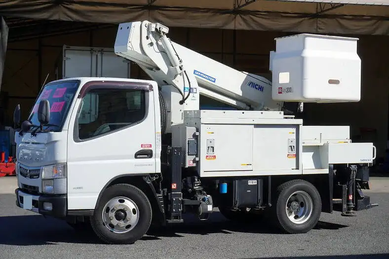 三菱 キャンター 小型 高所・建柱車 高所作業車 電工仕様 の中古トラック【車両No.160306】