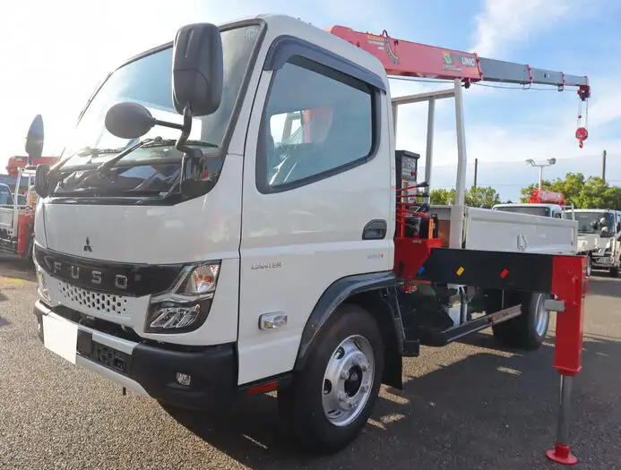 三菱 キャンター 小型 クレーン付 4段 ラジコン の中古トラック【車両No.160609】