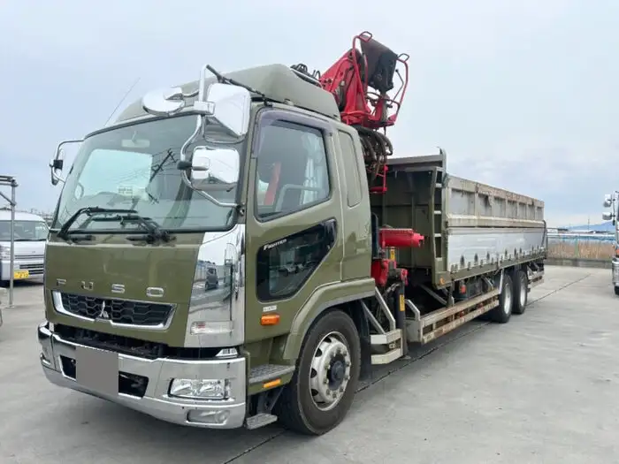 三菱 ファイター 中型/増トン クレーン付 ヒアブ 床鉄板 の中古トラック【車両No.160583】
