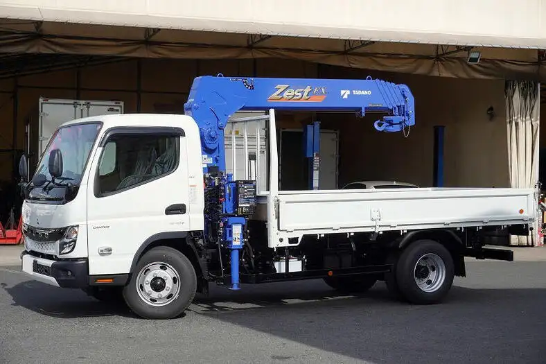 三菱 キャンター 小型 クレーン付 5段 ラジコン の中古トラック【車両No.160730】