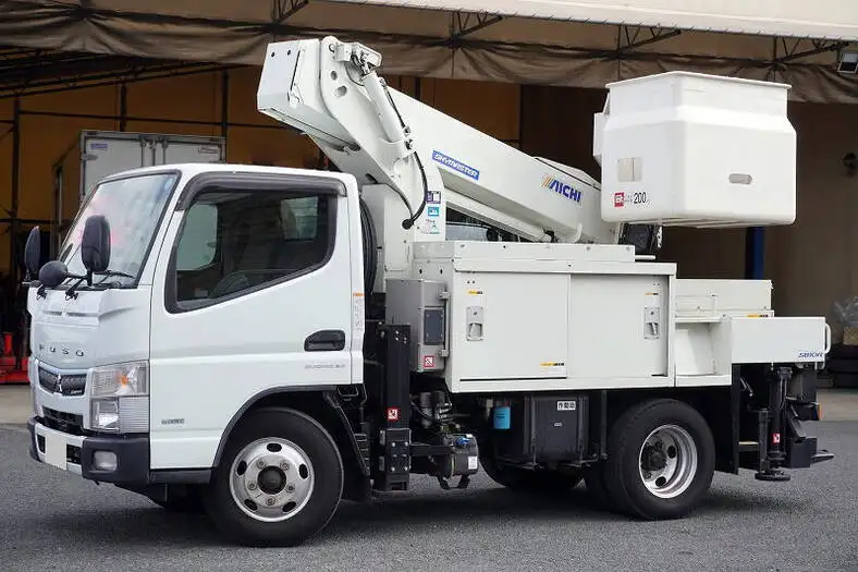 三菱 キャンター 小型 高所・建柱車 高所作業車 電工仕様 の中古トラック【車両No.161070】