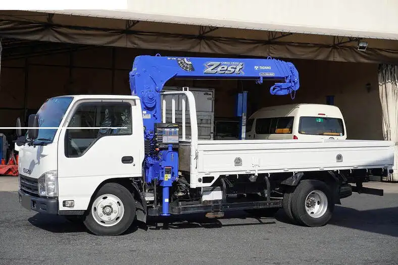 いすゞ エルフ 小型 クレーン付 4段 ラジコン の中古トラック【車両No.161428】