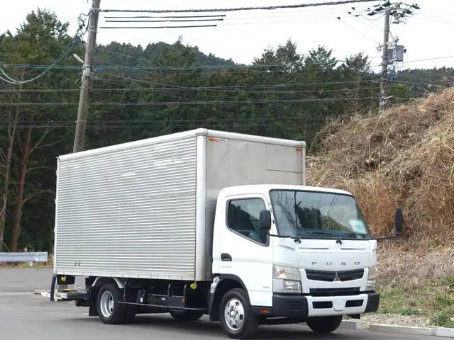 三菱 キャンター 小型 アルミバン パワーゲート サイドドア の中古トラック【車両No.161579】