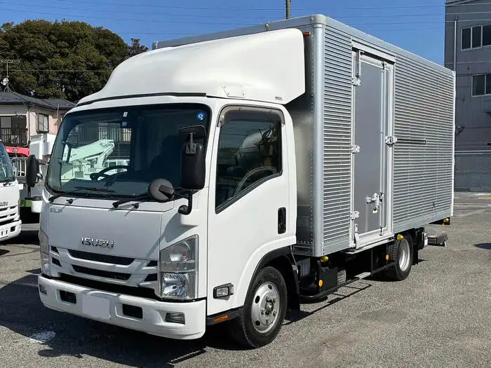 いすゞ エルフ 小型 アルミバン パワーゲート サイドドア の中古トラック【車両No.161945】