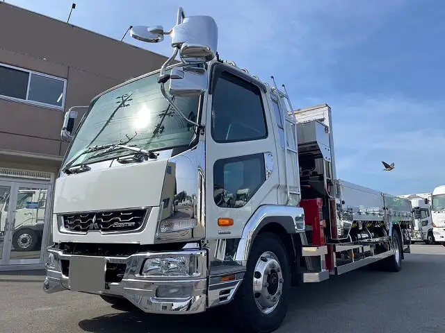 三菱 ファイター 中型/増トン クレーン付 アルミブロック 4段 の中古トラック【車両No.161890】