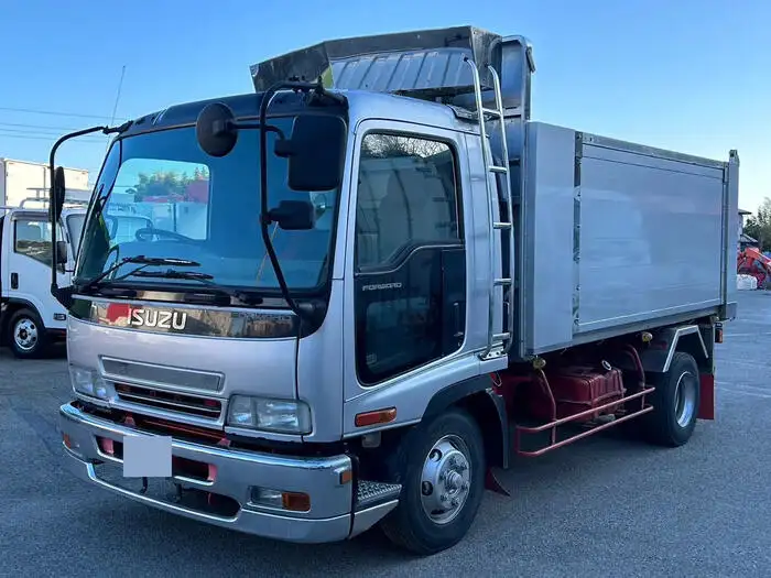 いすゞ フォワード 中型/増トン ダンプ 土砂禁 ステンレス張り の中古トラック【車両No.162291】