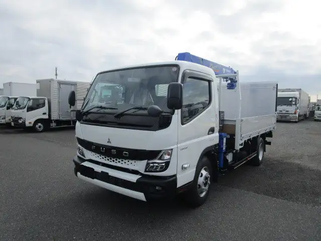 三菱 キャンター 小型 クレーン付 パワーゲート アルミブロック の中古トラック【車両No.162484】