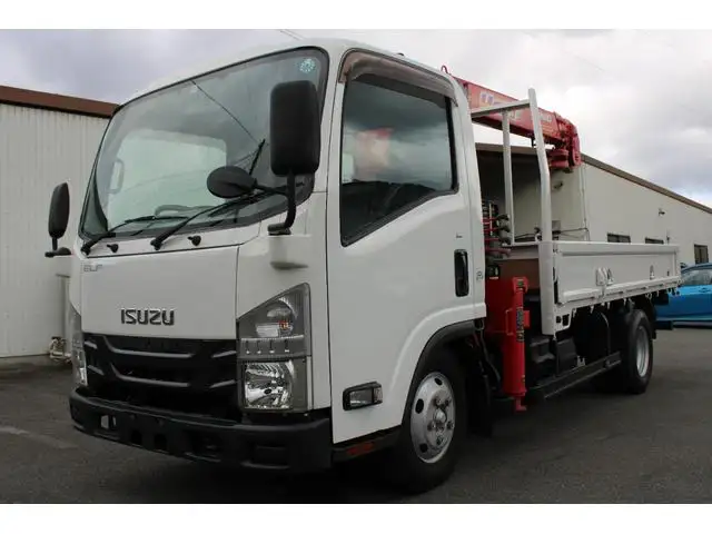 いすゞ エルフ 小型 クレーン付 4段 ラジコン の中古トラック【車両No.162549】