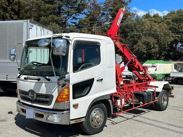 日野 レンジャー 中型/増トン アームロール ツインホイスト ベッド の中古トラック【車両No.162644】