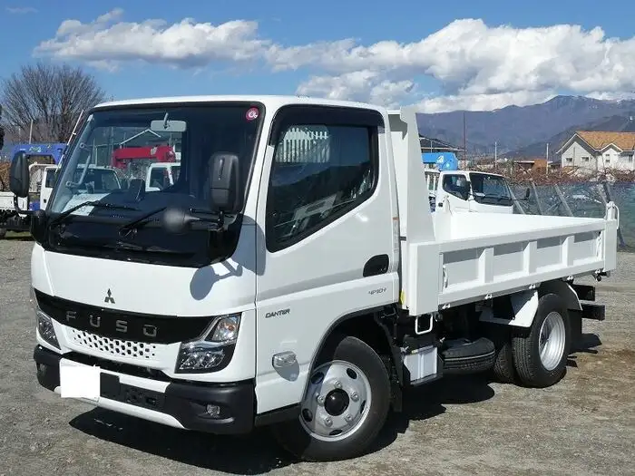 三菱 キャンター 小型 ダンプ 強化 ステンレス張り の中古トラック【車両No.162977】