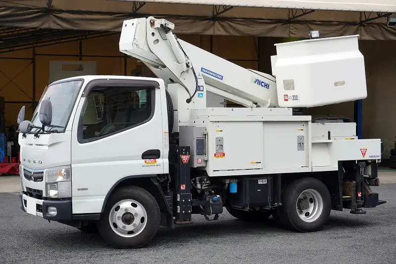 三菱 キャンター 小型 高所・建柱車 高所作業車 電工仕様 の中古トラック【車両No.163033】