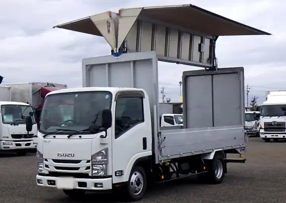 いすゞ エルフ 小型 ウイング 床鉄板 TRG-NMR85AN の中古トラック【車両No.163145】