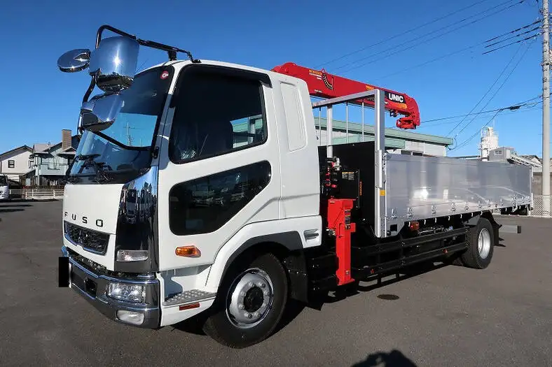 三菱 ファイター 中型/増トン クレーン付 アルミブロック 4段 の中古トラック【車両No.162747】