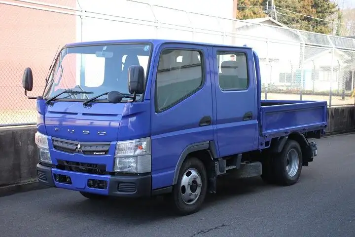 三菱 キャンター 小型 平ボディ Wキャブ TKG-FBA20 の中古トラック【車両No.163067】