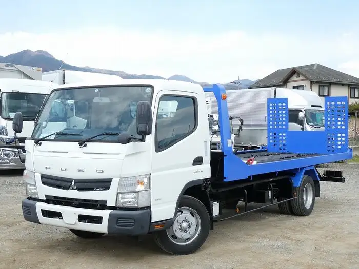 三菱 キャンター 小型 車両重機運搬 ラジコン ウインチ の中古トラック【車両No.163393】