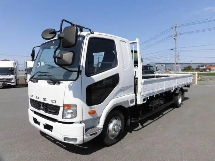 三菱 ファイター 中型/増トン 平ボディ ベッド TKG-FK61F の中古トラック【車両No.163456】