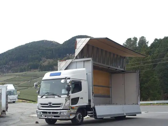 日野 レンジャー 中型/増トン ウイング エアサス ベッド の中古トラック【車両No.163575】
