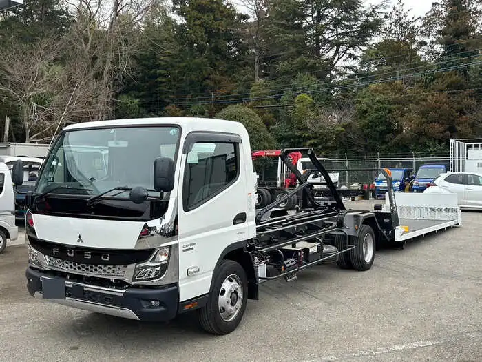 三菱 キャンター 小型 車両重機運搬 ラジコン ウインチ の中古トラック【車両No.163607】