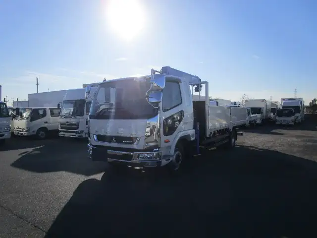 三菱 ファイター 中型/増トン クレーン付 アルミブロック 4段 の中古トラック【車両No.163017】