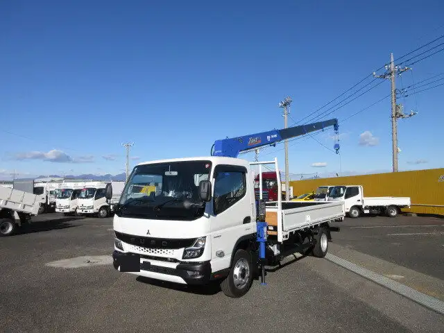 三菱 キャンター 小型 クレーン付 4段 ラジコン の中古トラック【車両No.163016】